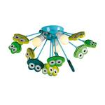 Lampada da soffitto Frog Metallo/Materiale sintetico Multicolore 3 luci