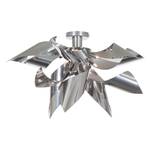 Deckenleuchte Ginger Metall - Silber - 6-flammig