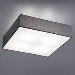 Lampada da soffitto Shima III Tessuto/Metallo - 4 luci - grigio / bianco