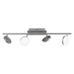LED-Deckenleuchte Hook II Metall / Acrylglas - Flammenanzahl: 4