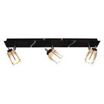 Lampada da soffitto Laurenz Metallo Nero 3 luci