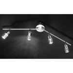 LED-Deckenleuchte Lugo Metall / Acrylglas - Flammenanzahl: 4