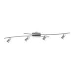 Lampada soffitto M6 luce/faretto 17 VIII Metallo Color argento 4 luci