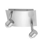 Rondell o. Glas, 2-flg.- Halogen Metall Silber 2-flammig