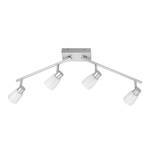 Lampada soffitto M6 luce/faretto 18 IV Metallo Color argento 4 luci