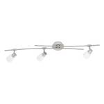 Lampada da soffitto Marlow Nichel opaco - Color argento - 3 luci