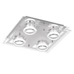 LED-Deckenleuchte Moody Metall / Acrylglas - Flammenanzahl: 4