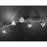 LED-Deckenleuchte Morgan Metall / Acrylglas - Flammenanzahl: 4