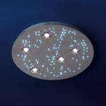 Lampada da soffitto Night Sky 5 luci, con 120 luci LED Acciaio Color argento