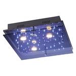 LED-plafondlamp Nightsky II ijzer/zilverkleurig chroom 59 lichtbronnen