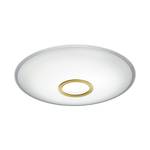 Plafondlamp NUNO metaal/goudkleurig glas