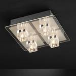 Plafondlamp OKI PN metaal/glas transparant 4 lichtbronnen