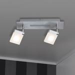 Lampada da soffitto Plaxico Metallo/Materiale sintetico Color argento 2 luci