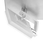 Lampada da soffitto LED Reinberg Alluminio opaco - Color argento