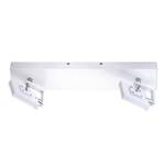 Lampada da soffitto LED Reinberg Metallo - Bianco/Color argento