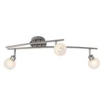 Lampada da soffitto Rina- 3 lumi Argento - Bianco - Metallo - Materiale sintetico - 59 x 13 x 19 cm