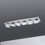 Plafondlamp Rotator aluminium zilverkleurig 6 lichtbronnen