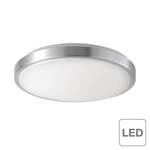 LED-Deckenleuchte Simscha Aluminium/ Glas - Silber/ Weiß