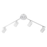 Lampada da soffitto Tarik By Leuchten Direkt - Ferro Bianco 4 luci