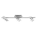 Lampada da soffitto Twins Ferro Color argento 6 luci