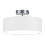 Plafondlamp Shima II geweven stof/metaal - 2 lichtbronnen - Wit