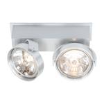 Faretti da soffitto West Point 2 luci Alluminio