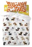 Dogs Set housse couette berceau 100x135 Textile - 1 x 100 x 135 cm