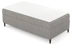 Boxspringbett Currey Grau - Breite: 100 cm - H2