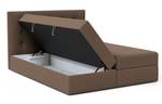 Boxspringbett Doppelbett Adamo Braun - Breite: 180 cm