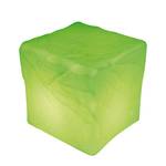 Cube décoratif avec extérieur en pierres 1 ampoule Blanc Matériau synthétique