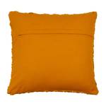 Coussin Galtby Étoffe de coton - Jaune moutarde