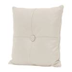 Decoratieve kussens Omnia I 2-delige set- - echt leer - Echt leer Neka: Crèmekleurig - 48 x 48 cm