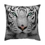 Cuscino decorativo Tigre bianca Multicolore - In fibre naturali - 40 x 40 x 40 cm