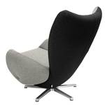 Fauteuil design Tom Tissu jaune moutarde / Gris marron - Gris / Noir