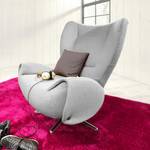 Fauteuil pivotant Tom Tissu jaune moutarde - Gris clair