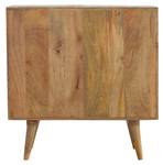 SCHRANK Tropics Braun - Massivholz - Holzart/Dekor - 75 x 77 x 35 cm