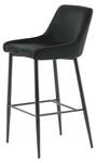 Tabouret de bar PLAZA BS 1NOS Noir - Textile