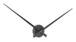 Horloge murale Little Big Time Aluminium noir