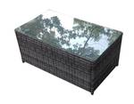 Gartenm枚bel Grau Couchtisch Quadrat