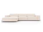 Ecksofa JODIE 4 Sitzplätze Beige