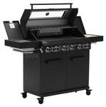 Gasgrill PLATINUM YAMARA DARK 6+2 Schwarz - Metall - 159 x 117 x 55 cm