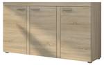 FURNIX Sideboard RIVAY 3F Sonoma Eiche Hell Dekor - Eiche Sonoma Dekor