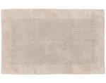 Badematte Loops Beige - Naturfaser - 50 x 1 x 80 cm