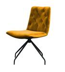 Chaise NEW CHARME pivotante Velvet Jaune