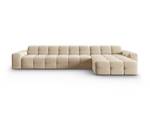 Ecksofa KENDAL 5 Sitzplätze Beige