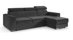 Ecksofa FIX Grau - Ecke davorstehend rechts