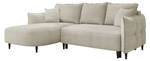 Ecksofa Sycylia Creme - Ecke davorstehend links