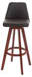 2x tabouret de bar C43 (lot de 2) Marron