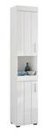 Armoire haute neige Blanc - En partie en bois massif - 36 x 190 x 32 cm