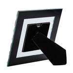 Cadre de photo Diamond 8 x 8 cm Gris - Argenté - Blanc - Verre - Papier - Matière plastique - 8 x 8 x 1.5 cm